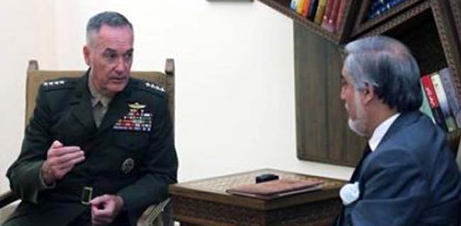 Abdullah Stresses Closer  Afghan-US Military Cooperation